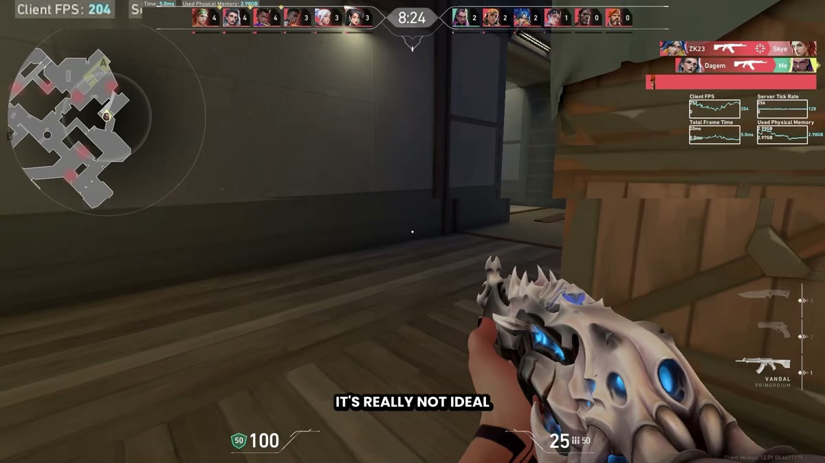 Stock Valorant FPS drops on Ryzen 5 3600 and GTX 1650 before optimization